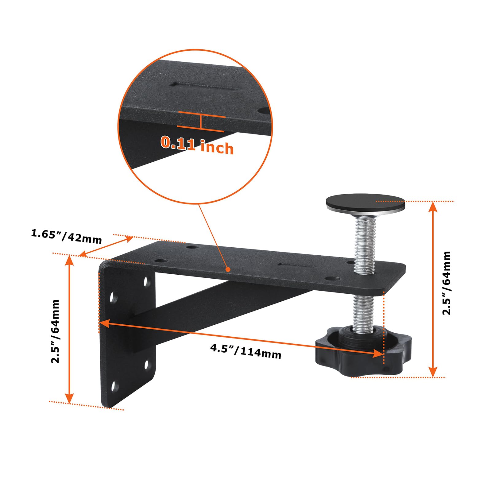 VANROUG 4 Pcs Undermount Sink Brackets, Undermount Sink Support, Undermount Sink Repair kit - Image 2