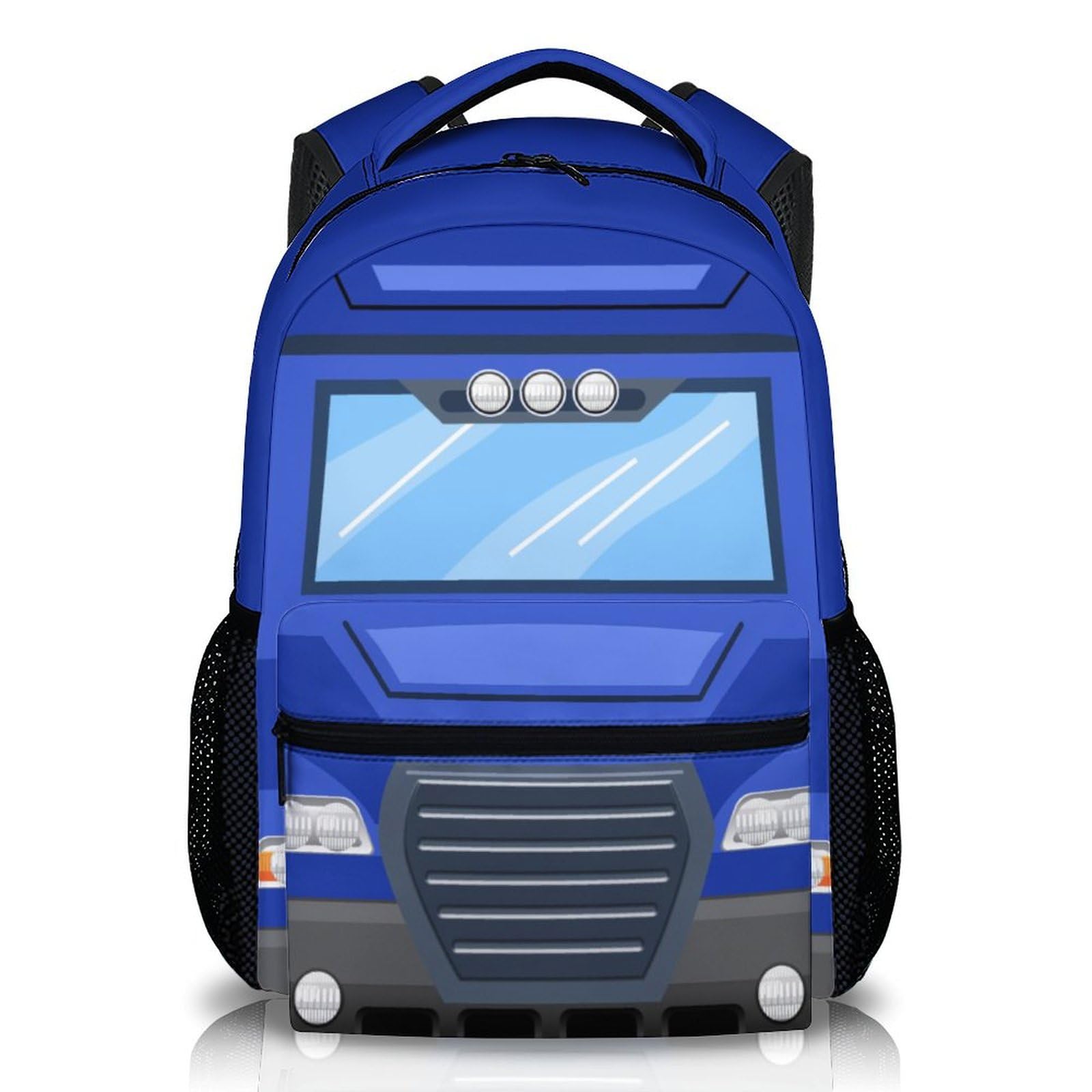 Kids Backpack for Boys, 17 inches Car School Backpacks for Students Children Car Lovers, Back to School Gifts, Lightweight Cartoon Bookbag for