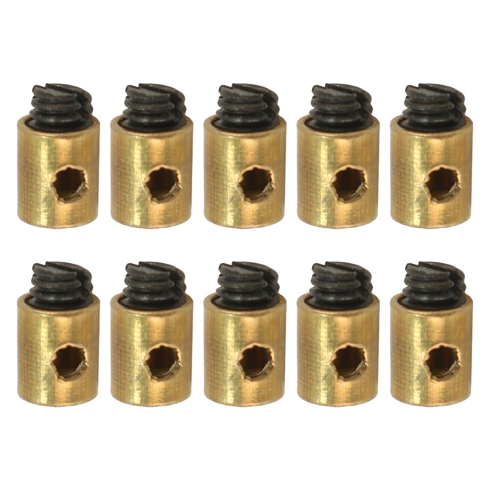 Laroal 10-Pack Brake Cable Screw Motorcycle Throttle Cable Connector Accessories Skateboard Accessories Suitable for Various Vehicles
