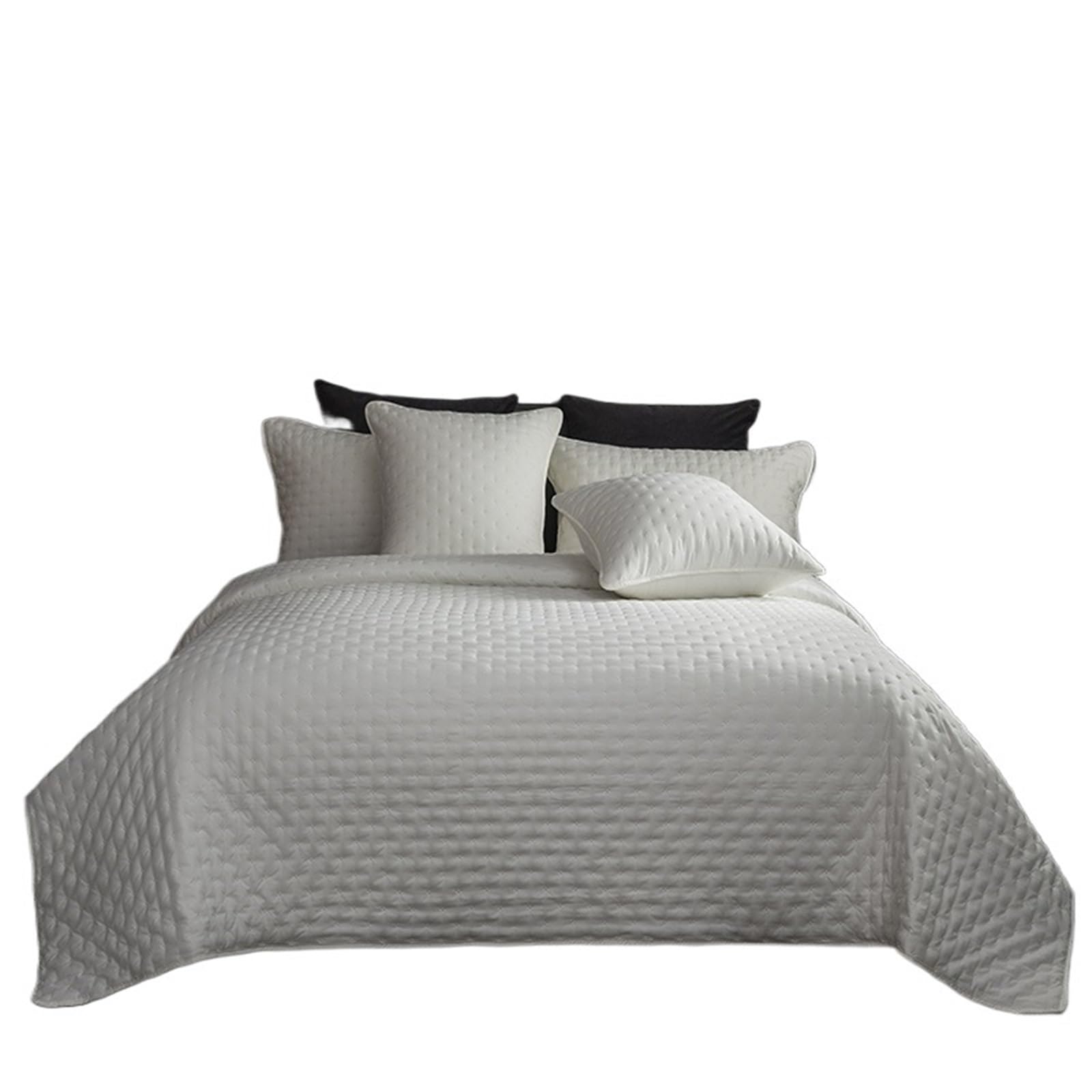 DAJGRHE Bedspread Quilted Ultra Soft Bed Coverlet with 2Pcs Pillow Shams(Color 4,240X250cm 3Pcs)