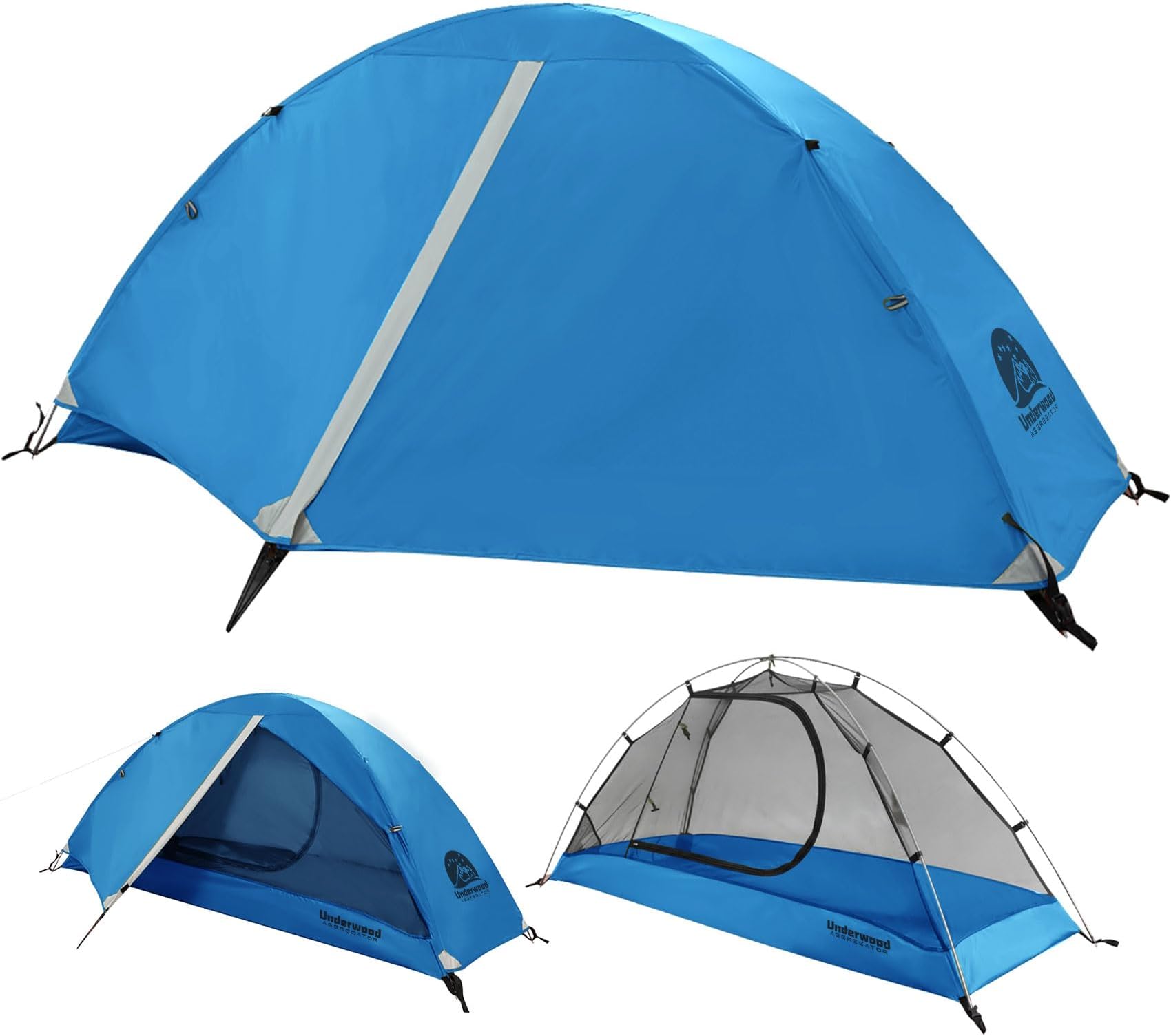 1/2 Person Backpacking Tent for Camping - Ultralight & Waterproof Outdoor Camping Tent, Easy Set Up Compact Tent for 3 Season, Lightweight Tents for Hiking by Underwood Aggregator