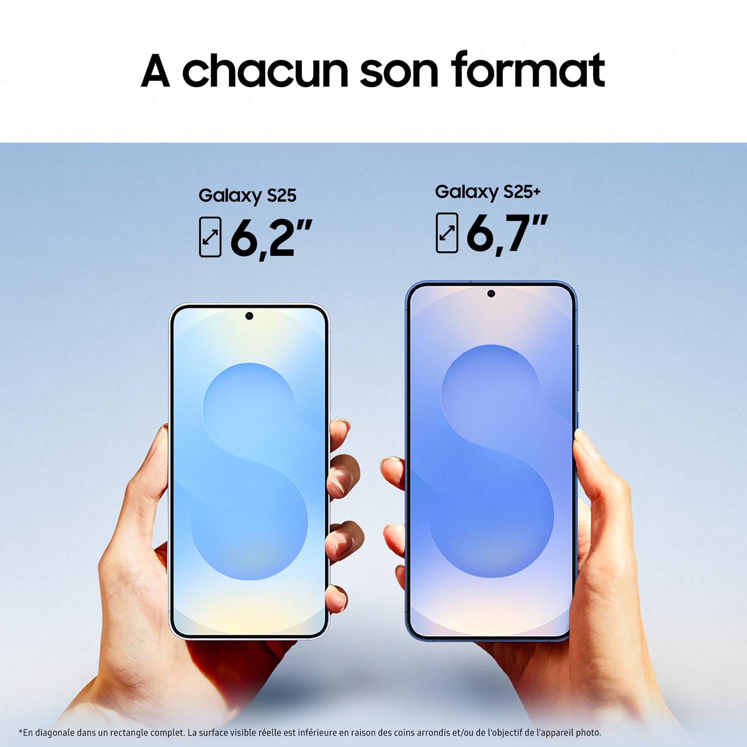 Samsung Galaxy S25, Smartphone Android 5G avec Galaxy AI, 512 Go, Chargeur secteur rapide 25W inclus, Smartphone déverrouillé, Bleu Nuit, Version FR