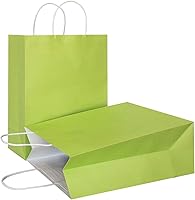 Vista 8 de AZOWA Bolsas de regalo Mini bolsas de papel kraft con asas (4 x 2.4 x 6 pulgadas, negras, 25 unidades)