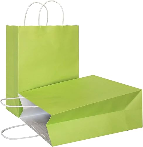 Miniatura 12 de Azowa - Bolsas de papel de estraza con asas para cosas para fiestas, para llevar regalos también