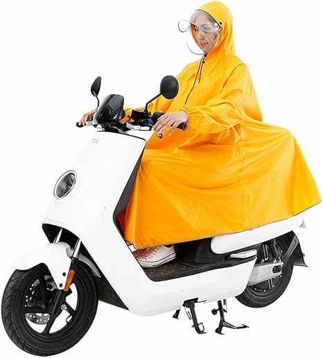 Amazon Ability 顔が濡れない レインコート 袖付き 自転車 バイク フェイスガード 大型 雨具 イエロー Ability 傘 レインウェア 通販 Amazon Ability 顔が濡れない レインコート 袖付き 自転車 バイク フェイスガード 大型 雨具 イエロー Ability 傘 レインウェア 通販