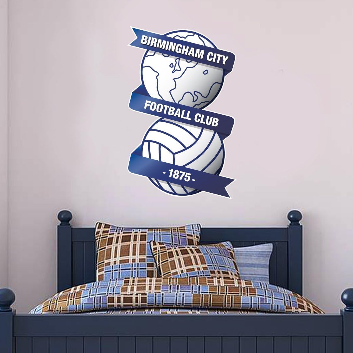 Beautiful Game Birmingham City Football Club Crest Wall Sticker (60cm)