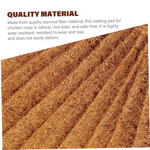 Coussinets de nidification poulet 10pcs tapis de ponte lavable et confortable pour chick coop