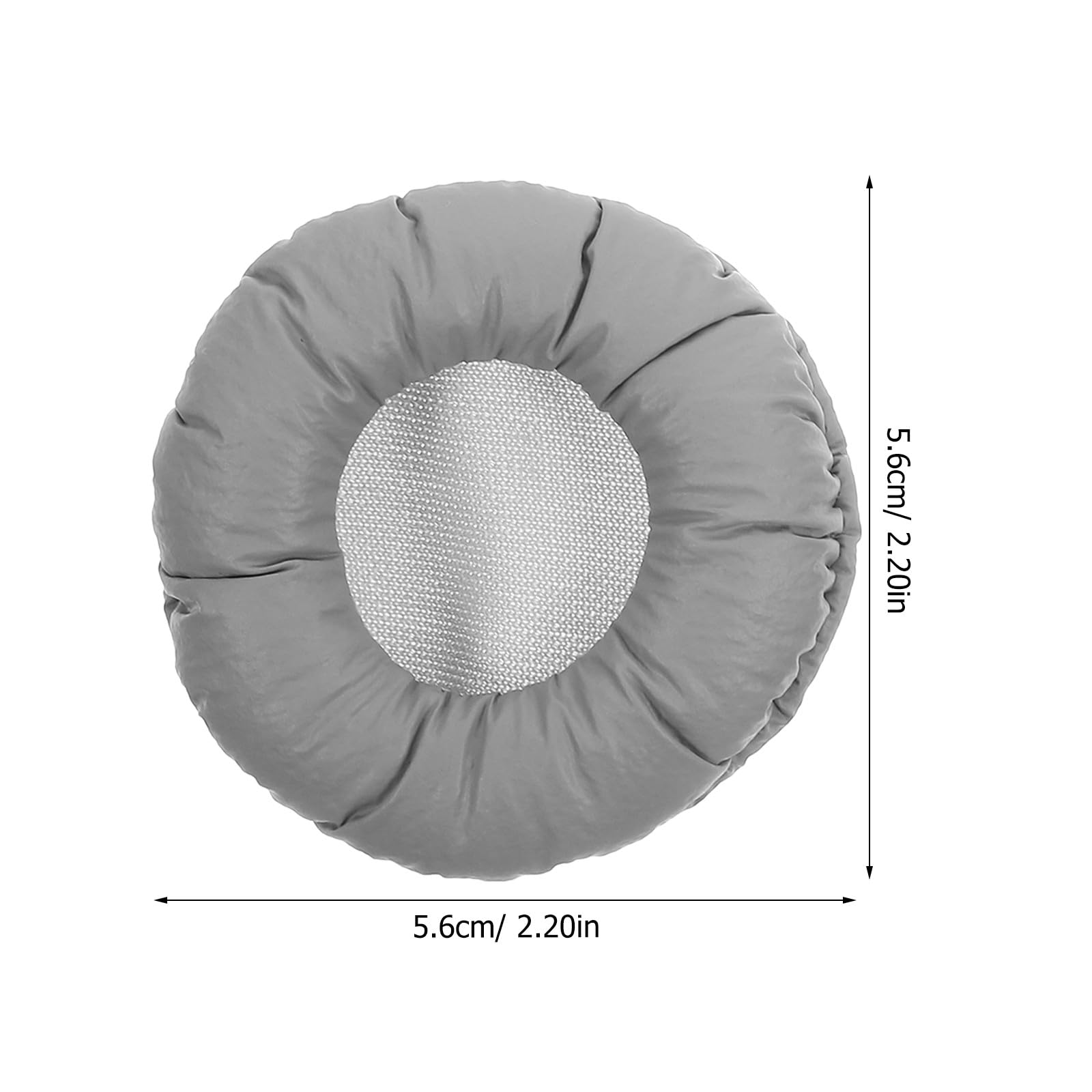 Coussinets d'oreille de Rechange en Éponge Gris pour Casque 50 Mm Compatible, Housse Coussinets Oreillettes Confortables et Solide, Accessoires Audio Remplacement Écouteurs