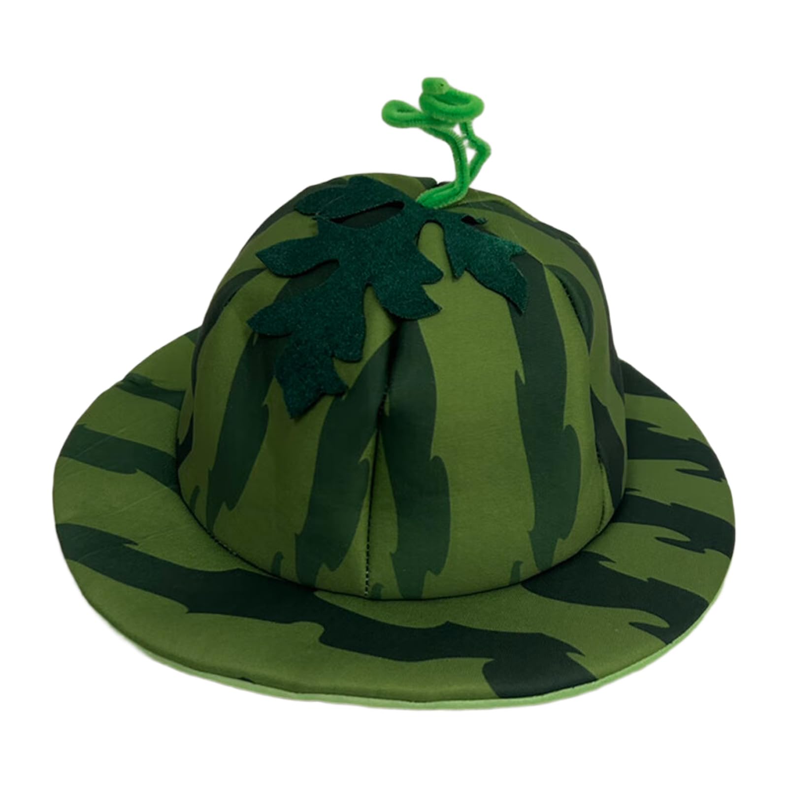 Xjdzineq Watermelon Fisherman Hat Comfortable Fruit Theme Headgear for Hiking Camping Travel Wear Headpiece Unisex Breathable Bucket