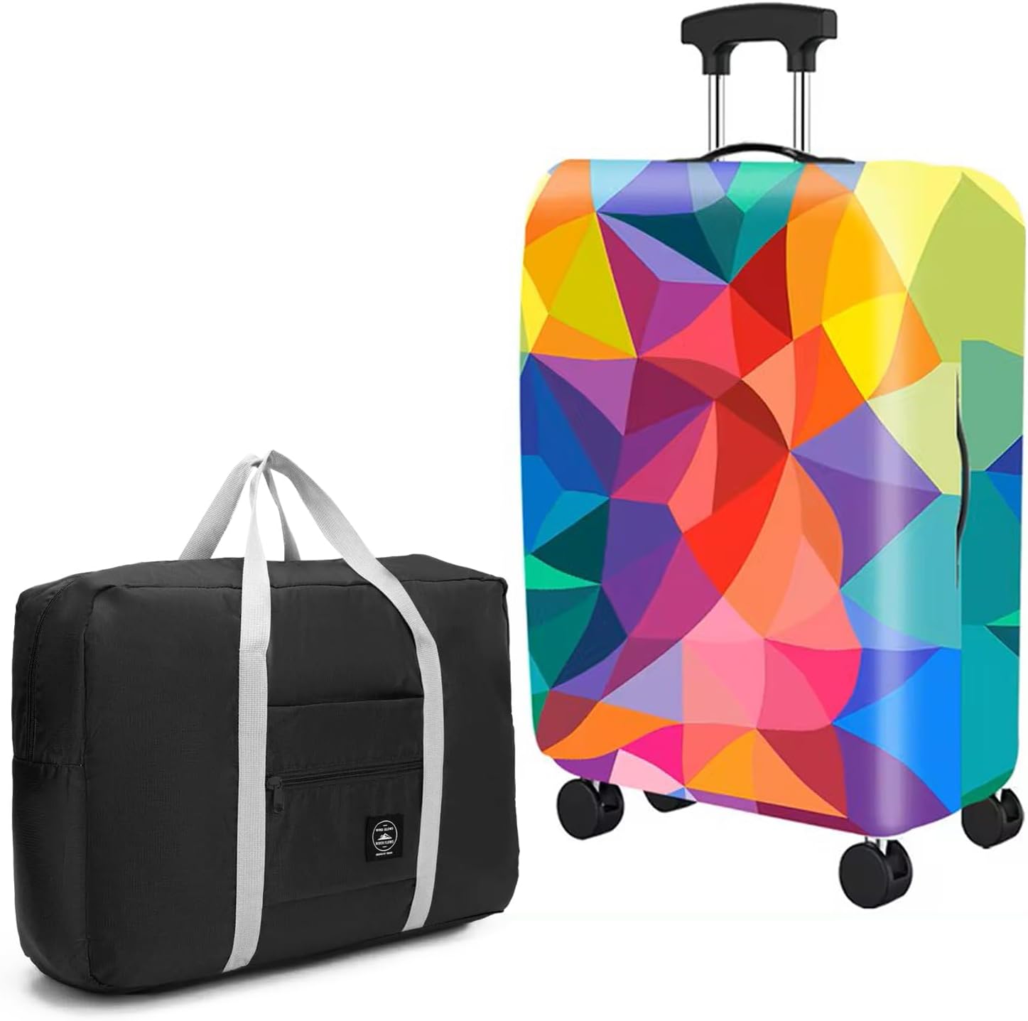 Snap Bazaar Luggage Cover Protector|suitcase covers for luggage|Luggage cover|suitcase cover|travel essentials (XL+DuffleBag, 2)