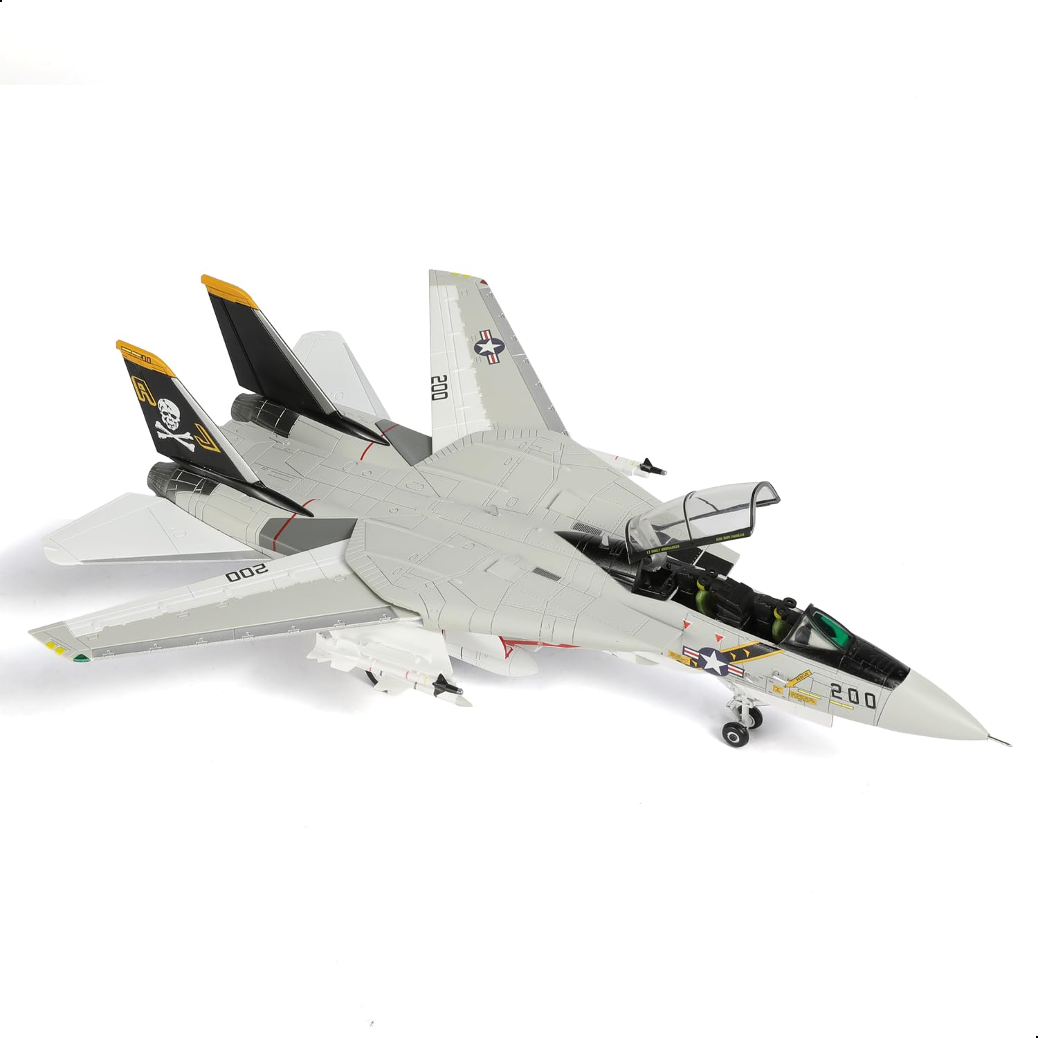 Amazon.com: SEBUNAS Metal Die-Cast F-14 Tomcat Fighter Jet Model 1