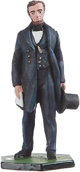 danila-souvenirs Tin Soldier USA Civil war Northerners Abraham Lincoln Hand Painted Metal Sculpture Miniature Figurine 54mm #5.59