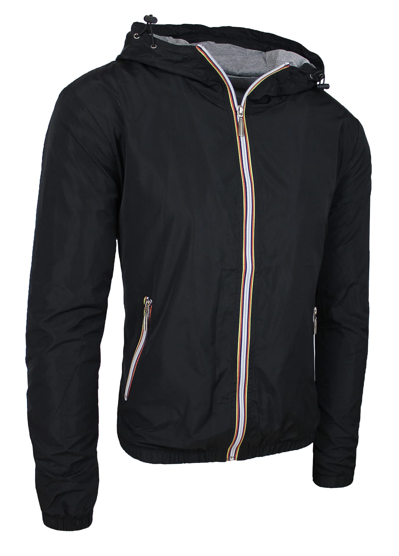 Giubbotto giacca uomo primavera estate casual impermeabile giubbino jacket estivo con cappuccio