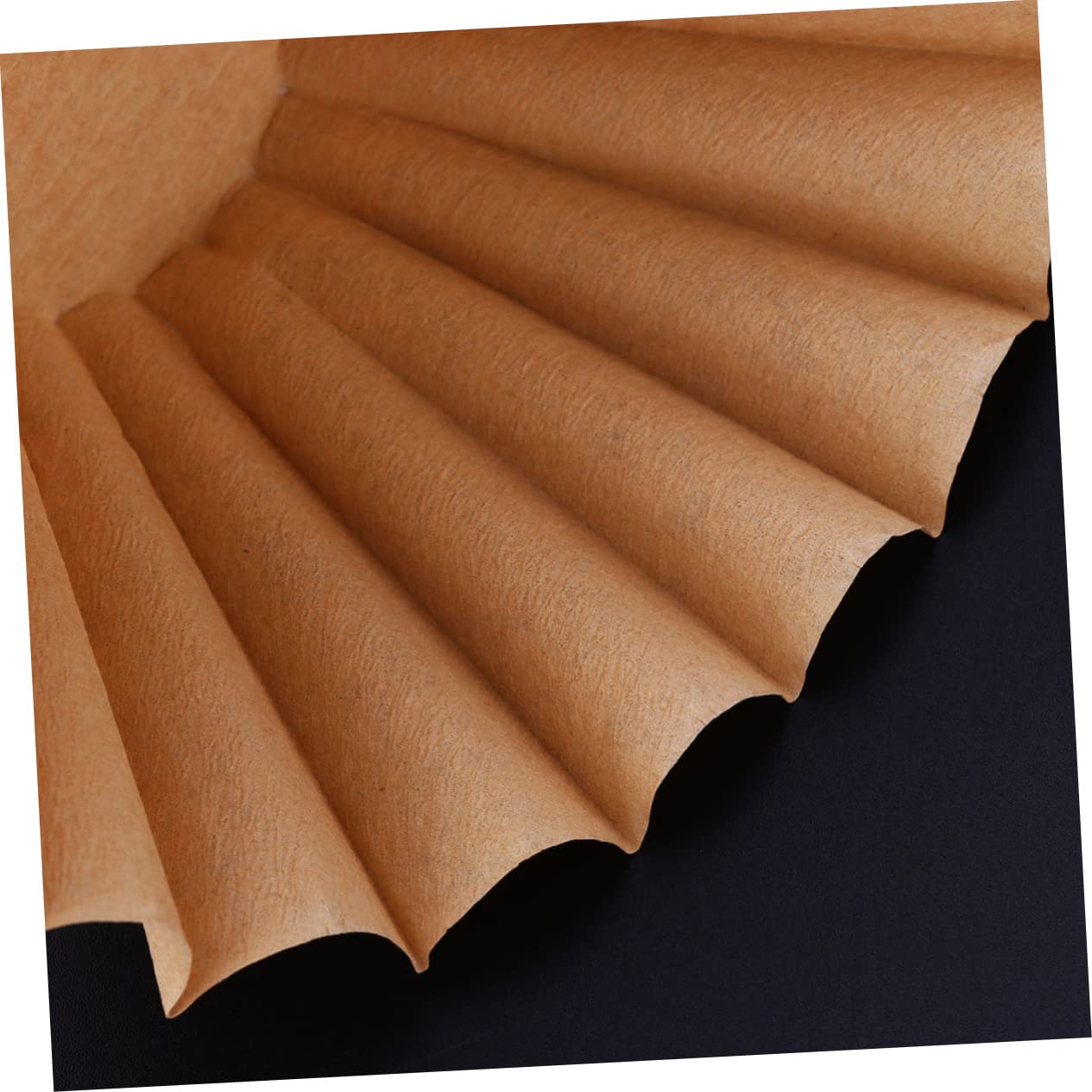 PRETYZOOM 100piezas Filtros De Café Desechables Sin Blanquear Compatible Máquina De Café Diseño De Conos Color Madera Olores