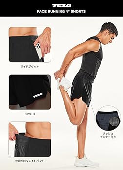 Amazon | [テスラ] ハーフパンツ メンズ スポーツ [通気性・吸汗