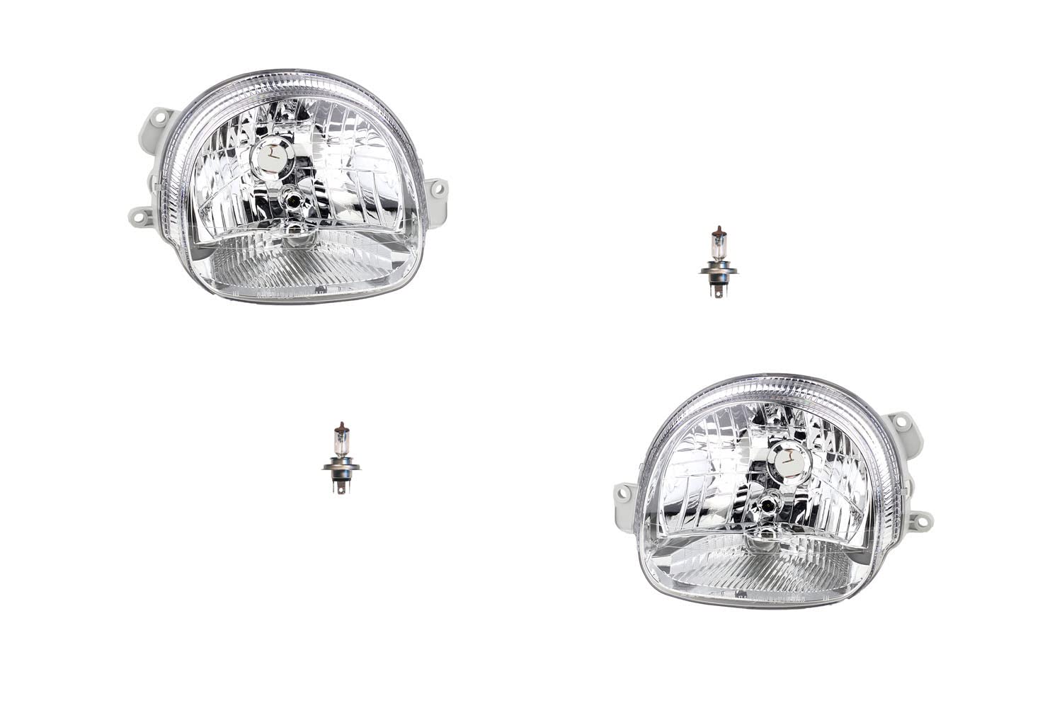 Johns, Scheinwerfer Halogen passend für Renault Twingo I 09/00- mit H4 Set Links Rechts