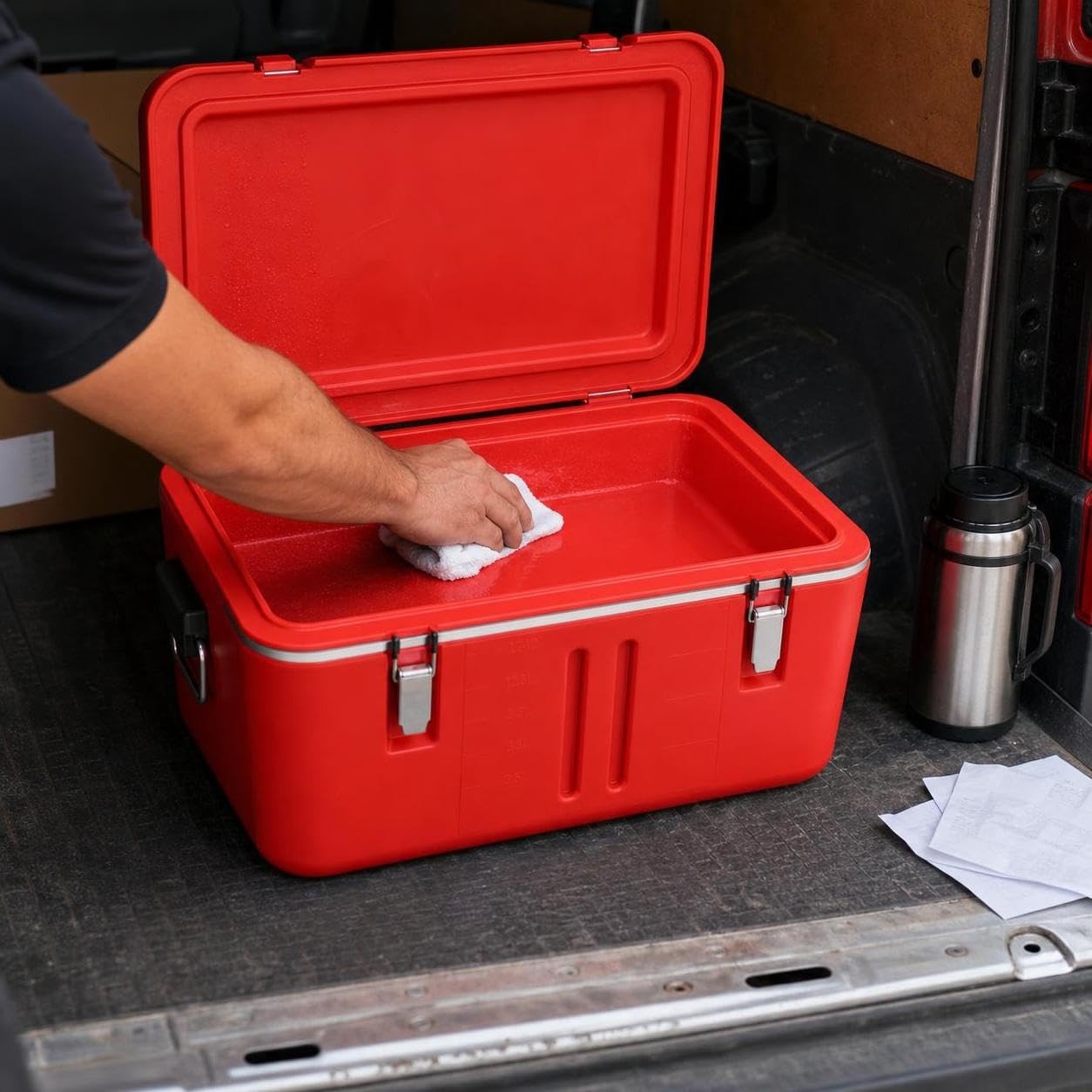 Box Termico Portatile per Campeggio - Frigo Passivo per Bevande - per escursioni