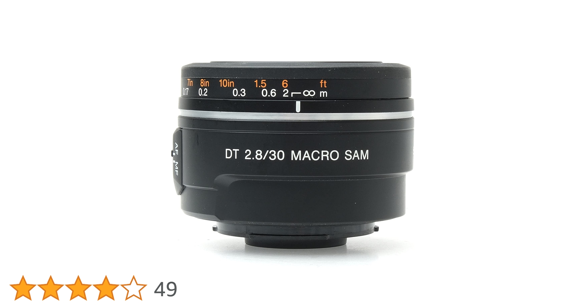 Amazon.co.jp: SONY 単焦点マクロレンズ DT 30mm F2.8 Macro SAM APS-C