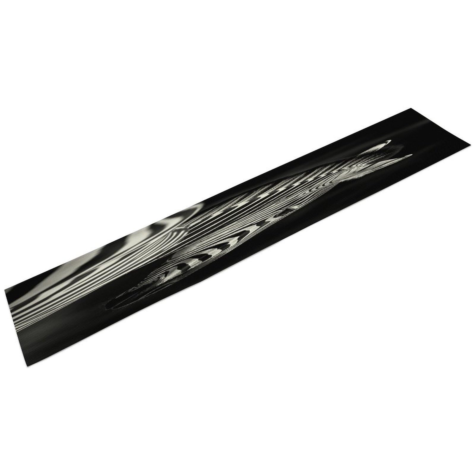 Chemin de table épais motif zèbre pour sublimer un salon contemporain ou une terrasse