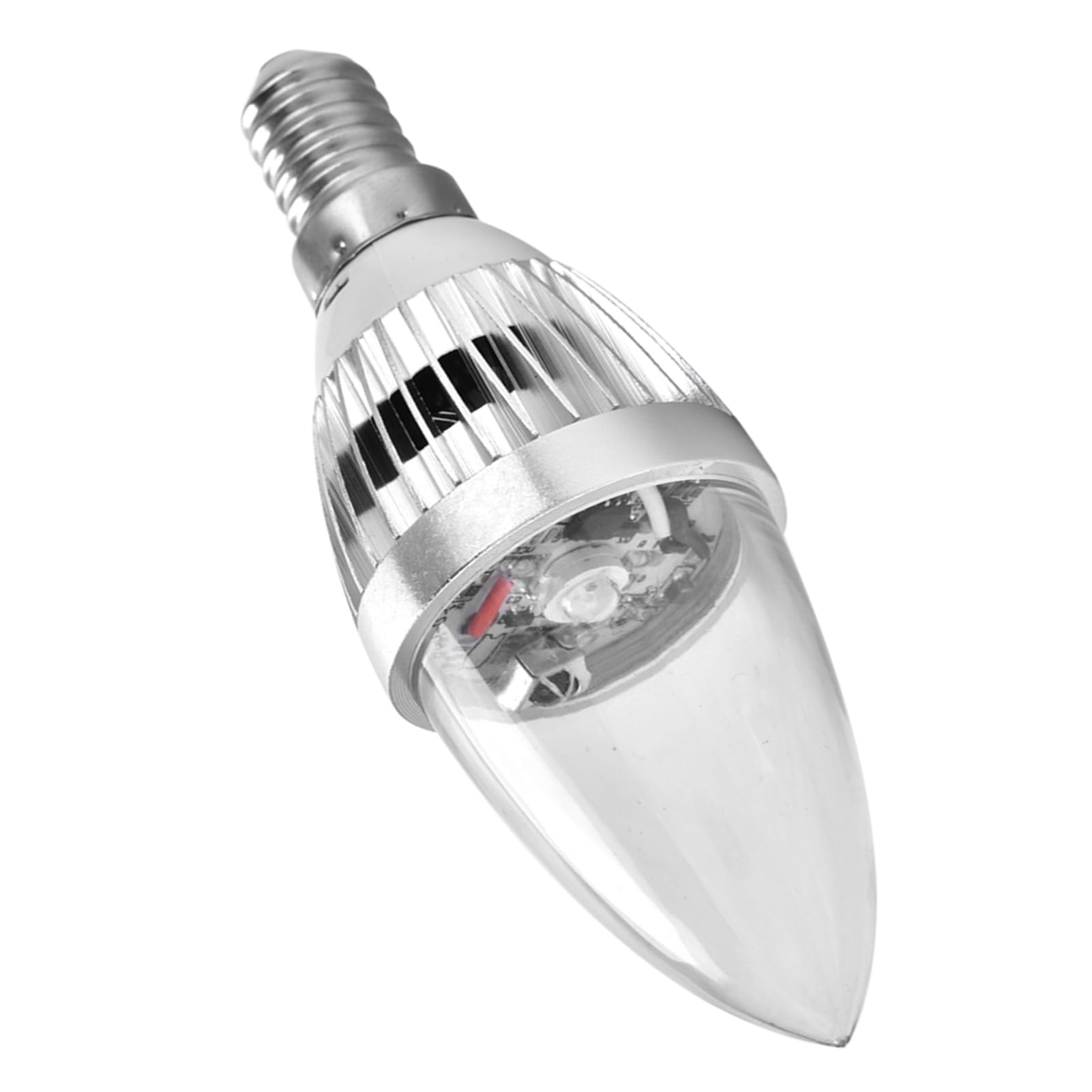 Marhynchus RGB Candle Light, RGB Candle Light, E14/E12 3W RGB LED Color Changing Candle Light Lamp Colorful Bulb and Remote Control Kit with, Pedestal Sinks (E14 transparent cover)