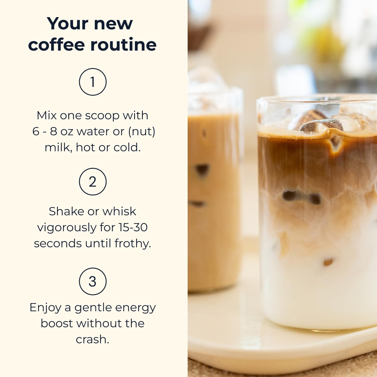 Blueprint Bryan Johnson Super Shroom Coffee – Mushroom Coffee with Lion’s Mane, Reishi & GABA – 70mg Caffeine – Focus & Energy Coffee – Adaptogenic Coffee Alternative – 30 Servings - Image 5