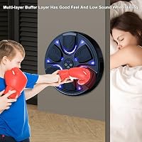 BootyBay Bluetooth zenés boxgép falra szerelhető edzéshez kesztyűvel 4