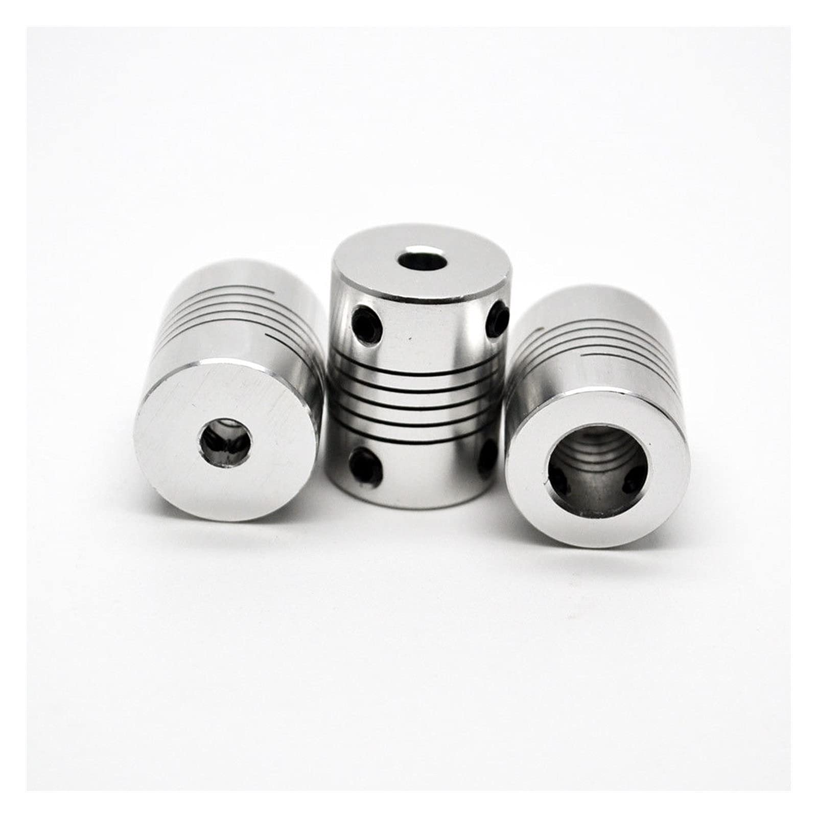 SUOFEILAIMU-PHONE CASE Metal Coupler D19xL25 Aluminium Flexible Jaw Shaft Coupling for CNC Stepper Motor Coupler Encoders Engraving Machine (Inner Diameter : 4x4)