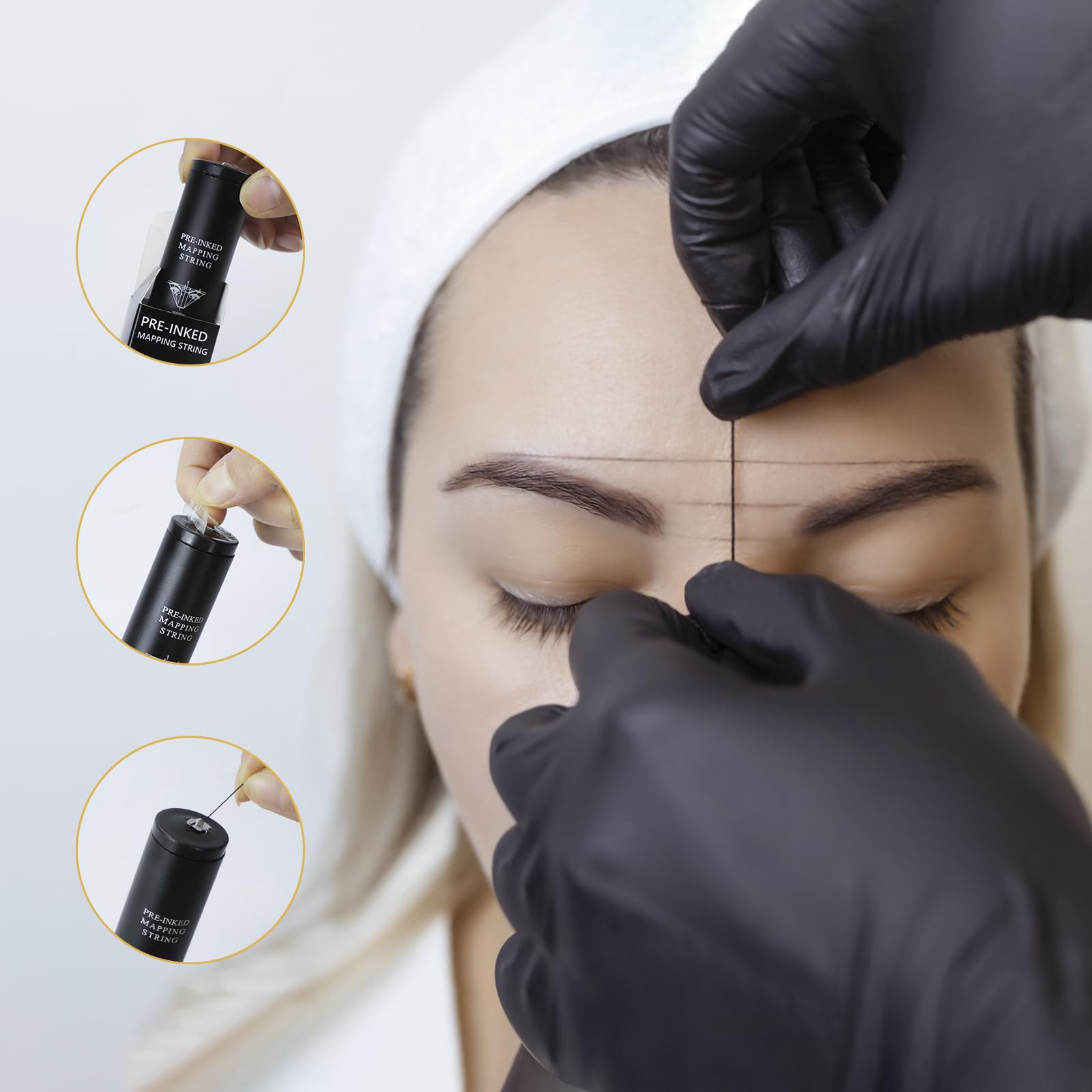 TATELF S20 Máquina de Microblading Inalámbrica – Rotulador Recargable con 10 Agujas – Kit para Cejas Ombre Powder Brows, Labios y Eyeliner Microshading