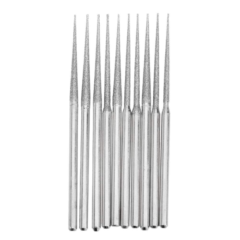 Fresa De Diamante Rotativa Para Taladro - Cabeza De 2.35 Mm, Para Desbarbar, Pulir Y Moldear, Vástago Estándar