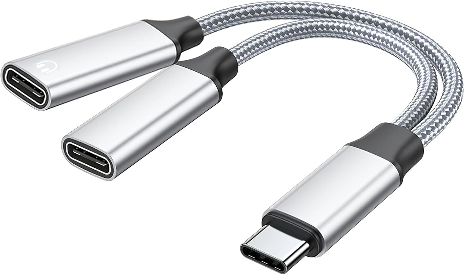 Wefly USB C Splitter 2 in 1 Type C Male to Dual USB C Female Adapter Data Power Extension Cable Compatible with Laptop Mac,Sam/Sung Gala/xy, iPad Pro, iPh/one 15 Series, More Type C Devices-picture-23
