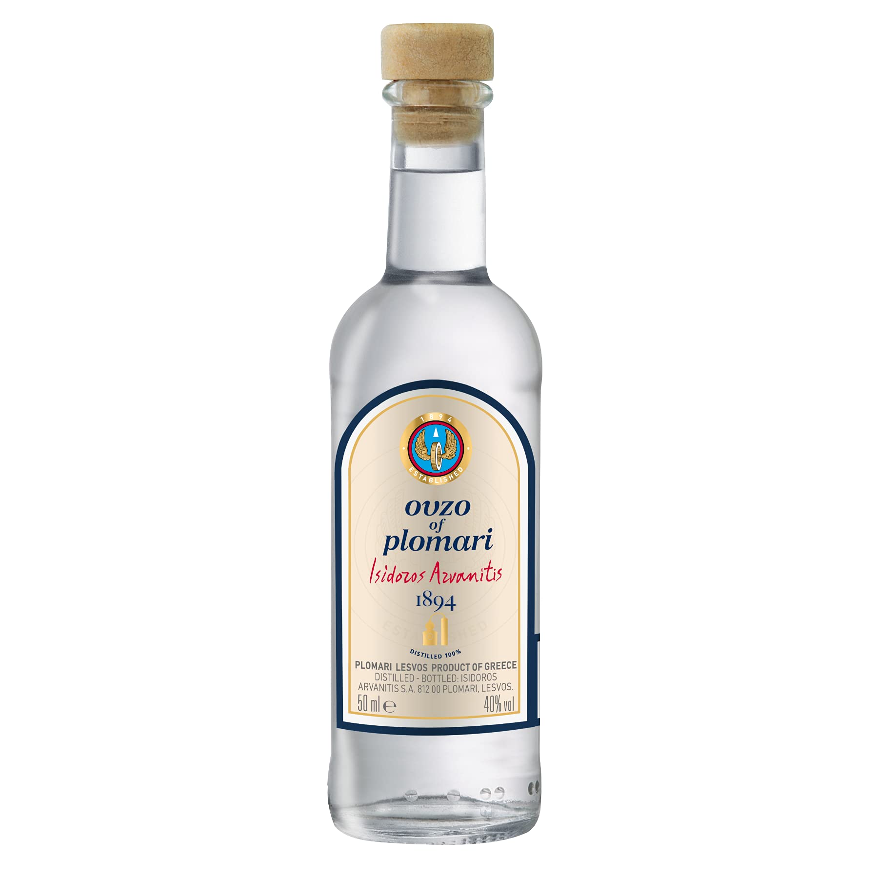 Ouzo Plomari of Plomari Miniaturen (24 x 0.05 l)