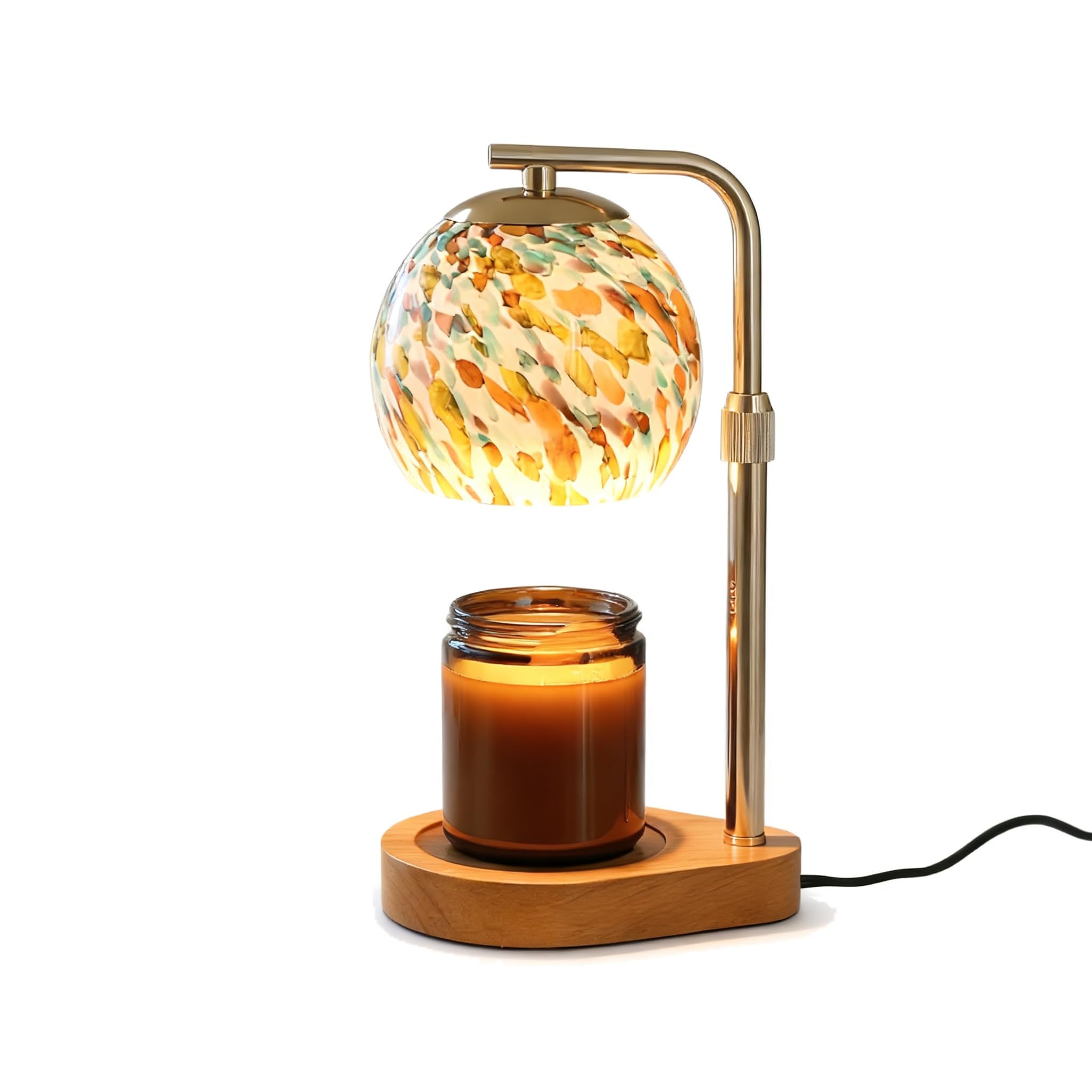 Lampada scaldacandele dimmerabile con base antiscivolo che riscalda
