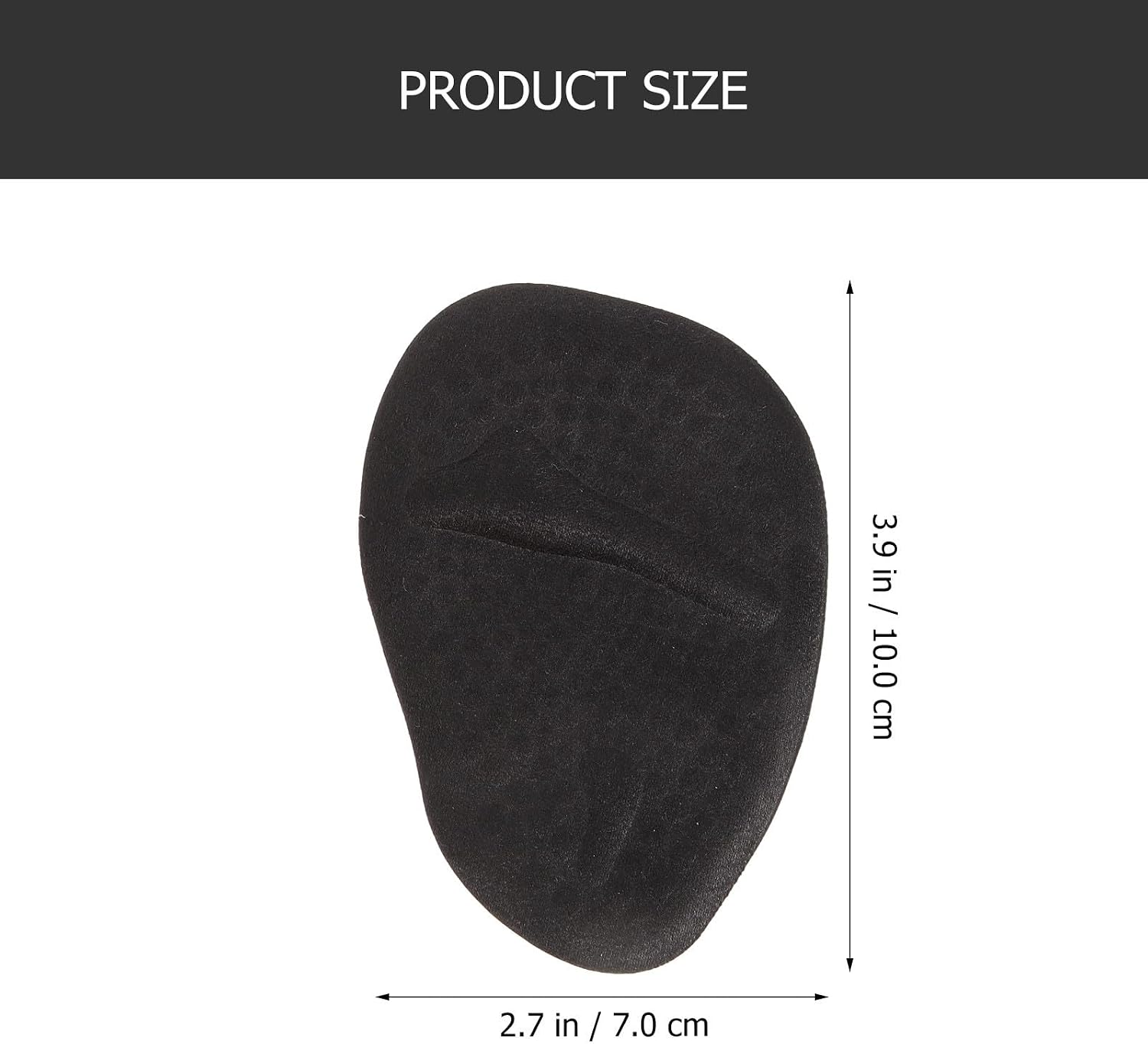 3 Pairs Women Metatarsal Forefoot Cushions, Silicone Anti Slip