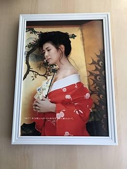 Amazon | kj 額装品 南野陽子 寒椿 グラビア セクシー 貴重写真