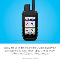 Vista 4 de Garmin Alpha 300 Portátil, Dispositivo Portátil Avanzado de Seguimiento y Entrenamiento