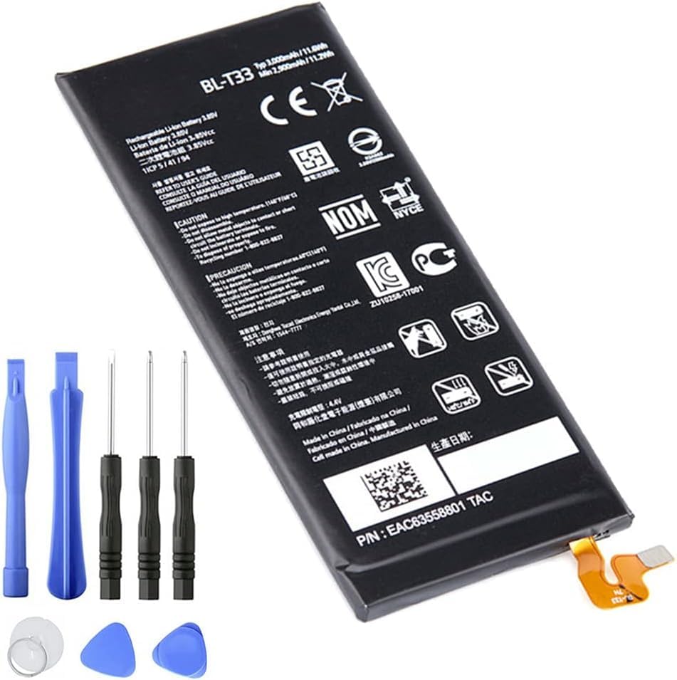 Batterie BL-T33 résout les coupures de votre ordinateur portable LG Q6
