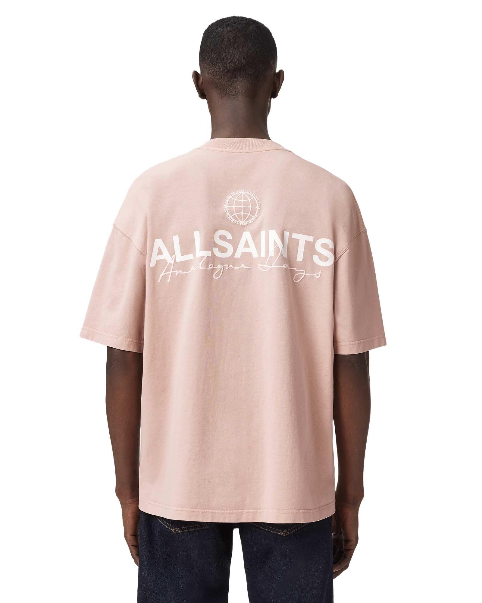 Allsaints Emblem SS Crew Camiseta Hombre