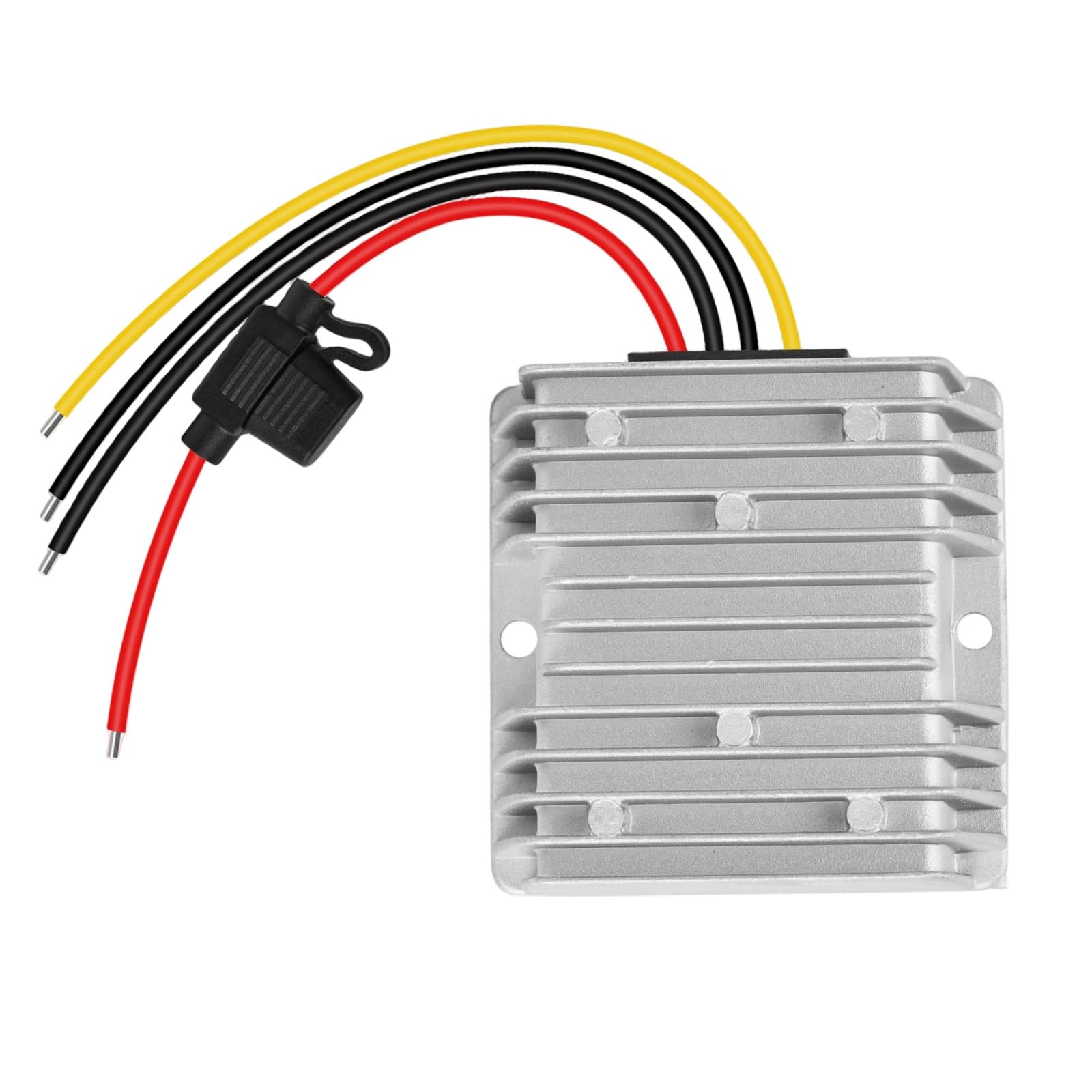 DC 72 V 60 V 48 V 36 V 24 V 20 V 18 V reductor a 12 V 10 A 120 W convertidor de carrito de golf, regulador de voltaje, convertidor de potencia, transformador impermeable con fusible (voltaje de