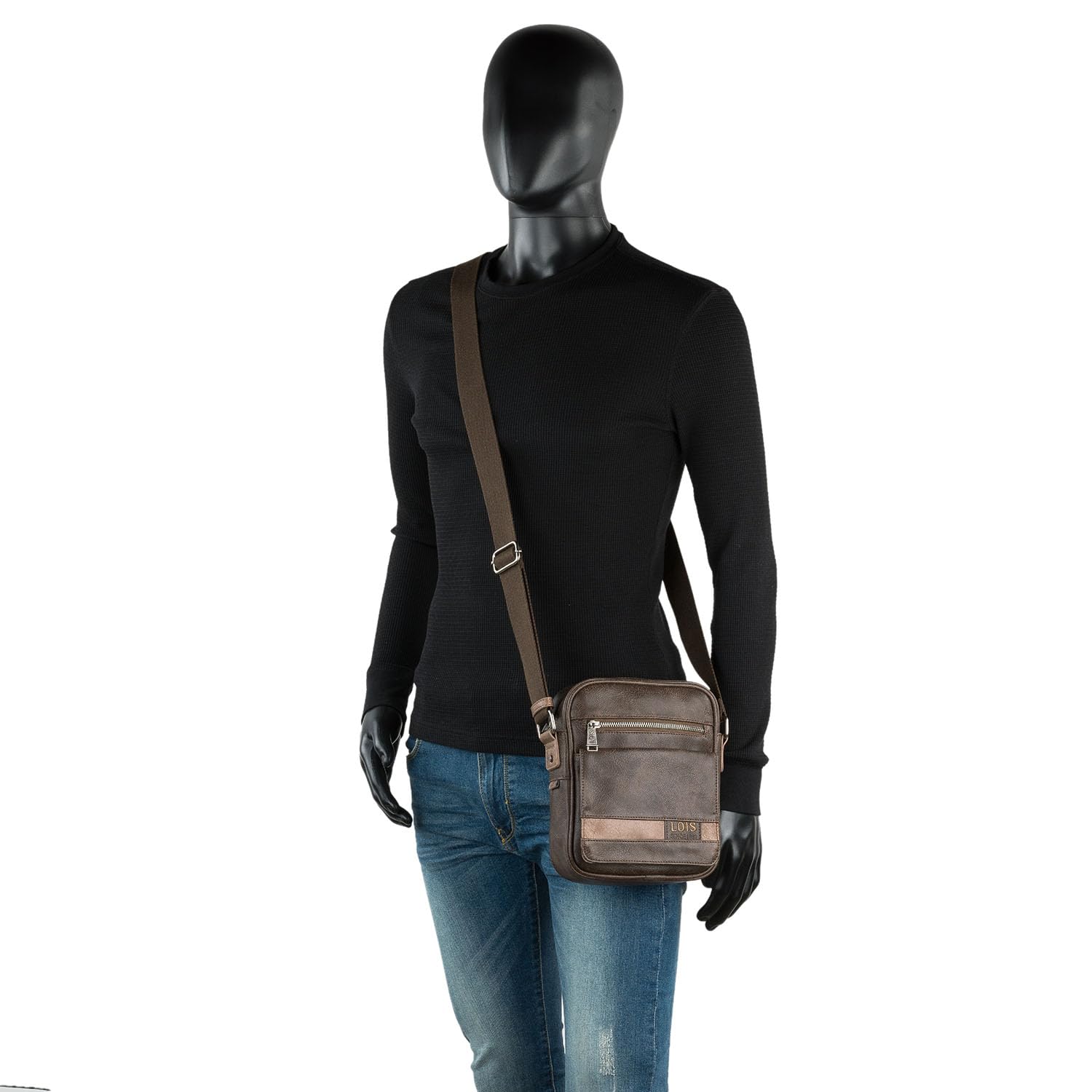 Lois - Bandoleras Hombre - Bolso Hombre Bandolera Ajustable - Bandolera Hom