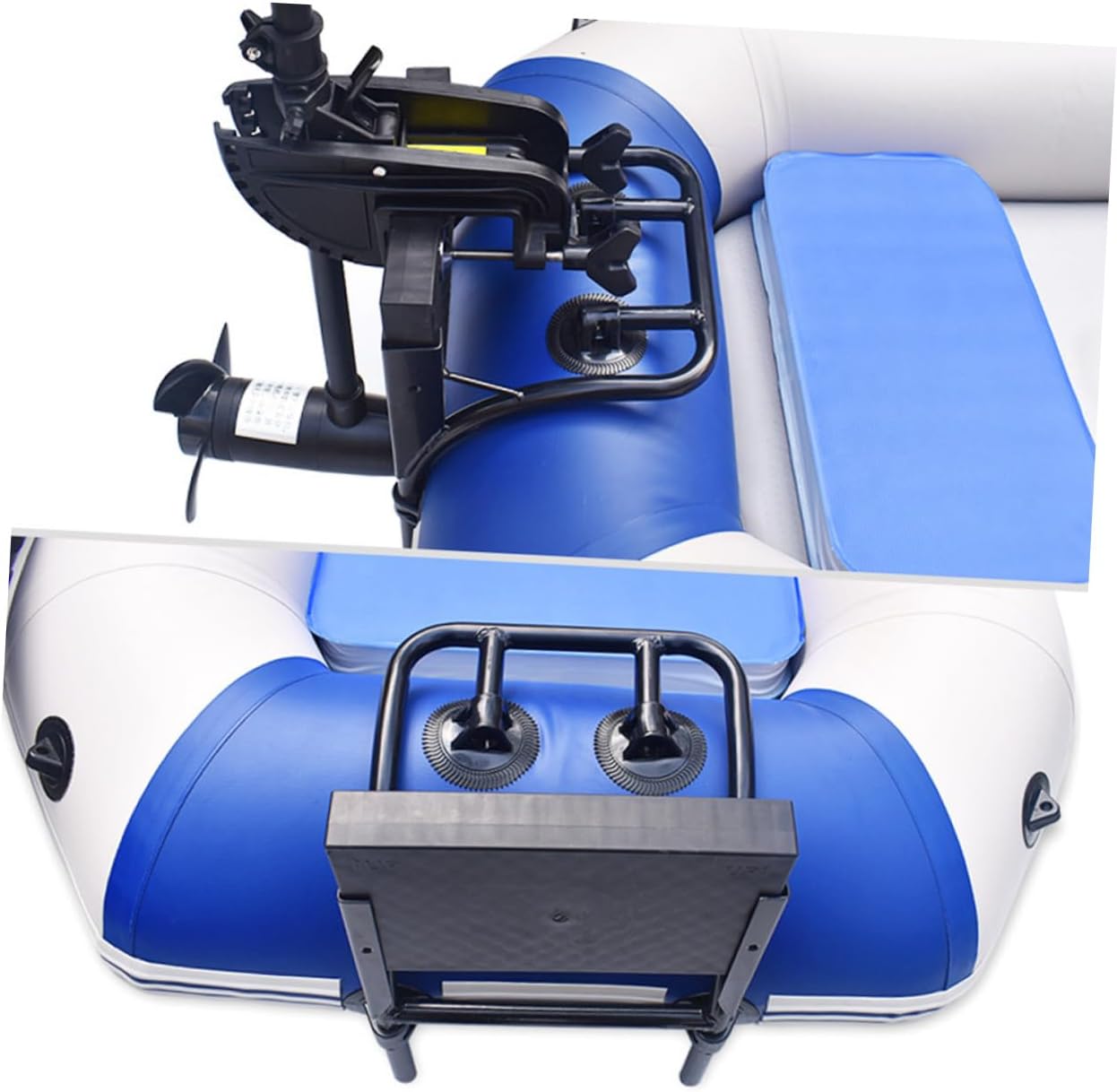 1Set Fishing Kayak Motor Stand Durable Outboard Motor Bracket for Easy Installation Height for Optimal Performance Rivers and Lakes