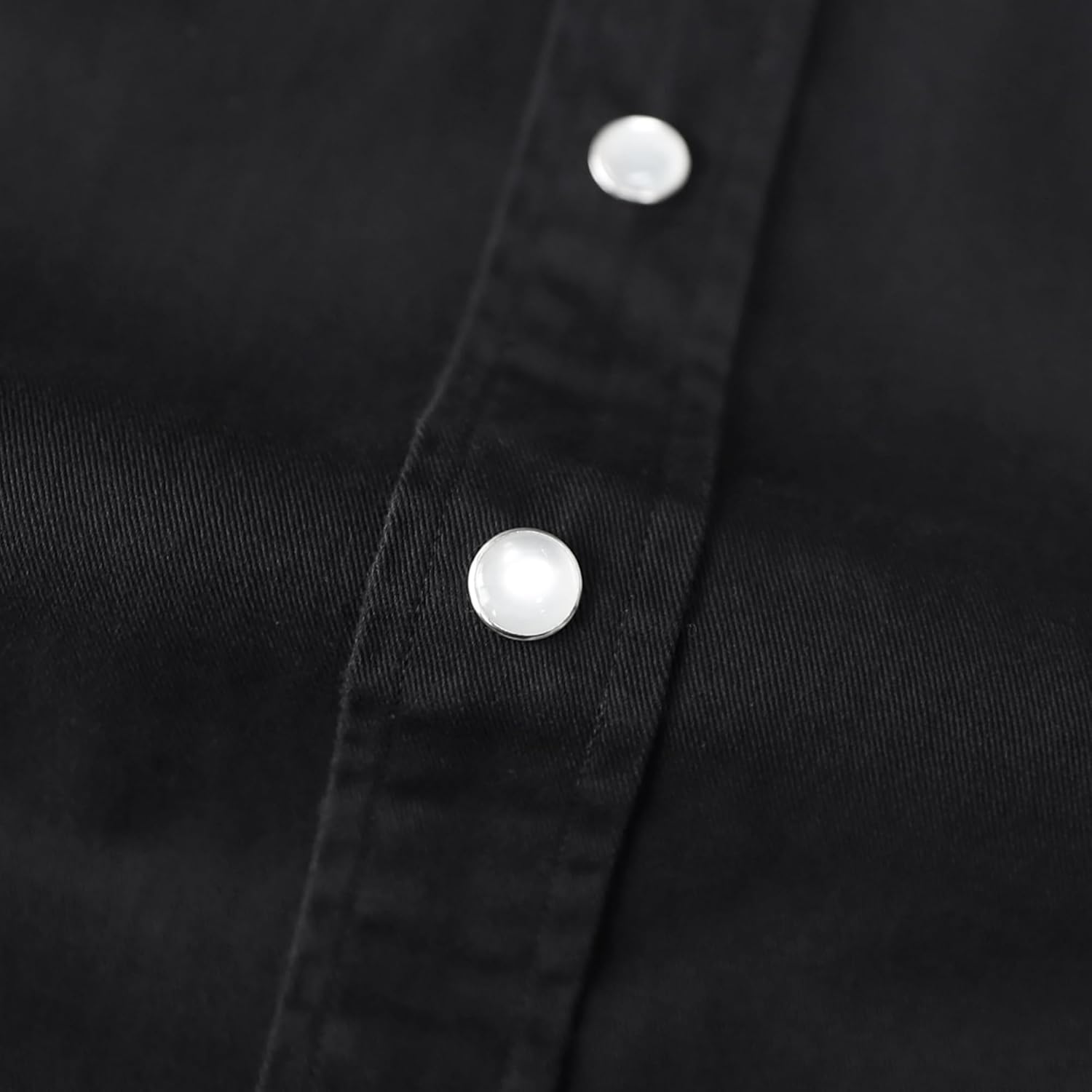 Dubinik® Mens Short Sleeve Work Shirt Snap Button Heavy Cotton Western Utility Workwear 2 Pocket - Image 3