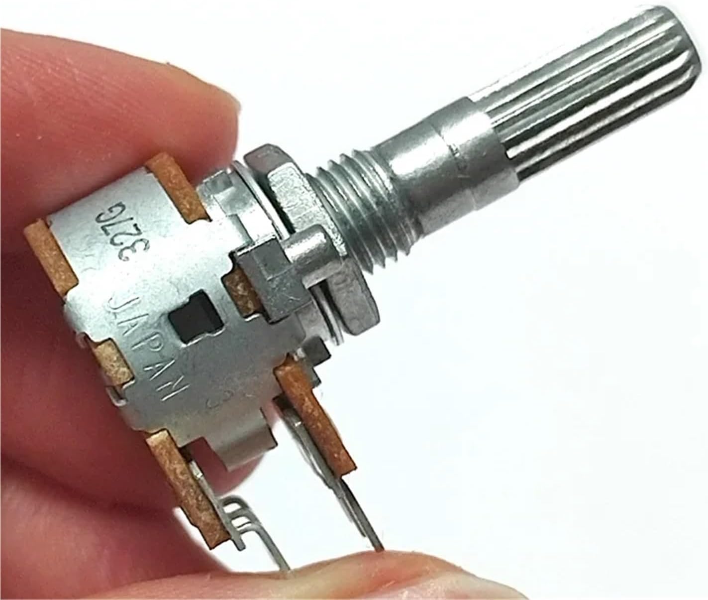 10個 16タイプ 50KX2 オーディオ デュアルユニット ロータリーポテンショメーター 100K 50K 6ピン 25mm フラ