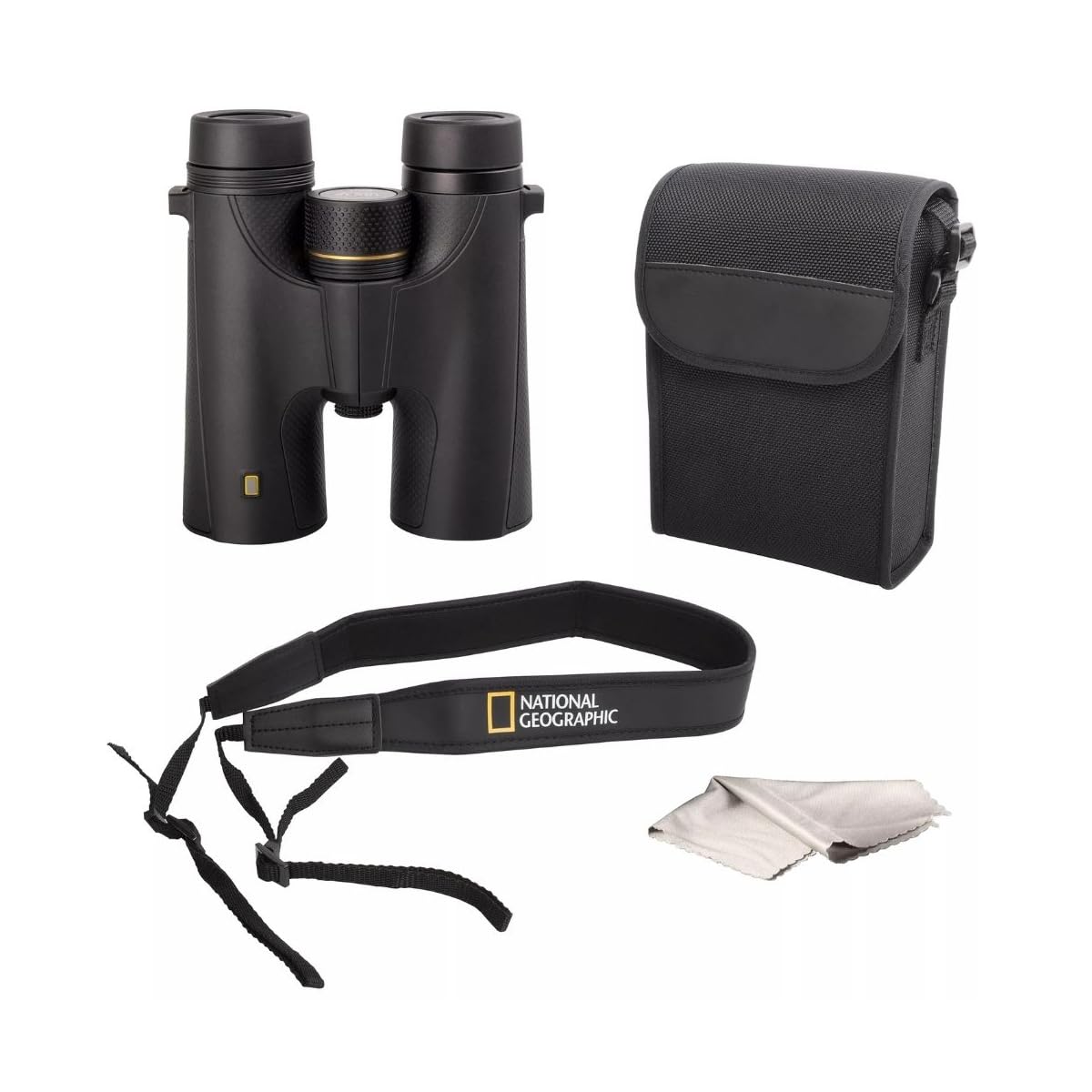 National Geographic 90-76500 Binocolo, 8 x 42 cm, nero