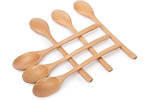 Oval Wooden Mixing Spoons