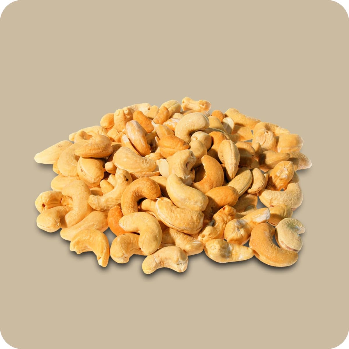 Cashew ungesalzen und in Heißluft geröstet