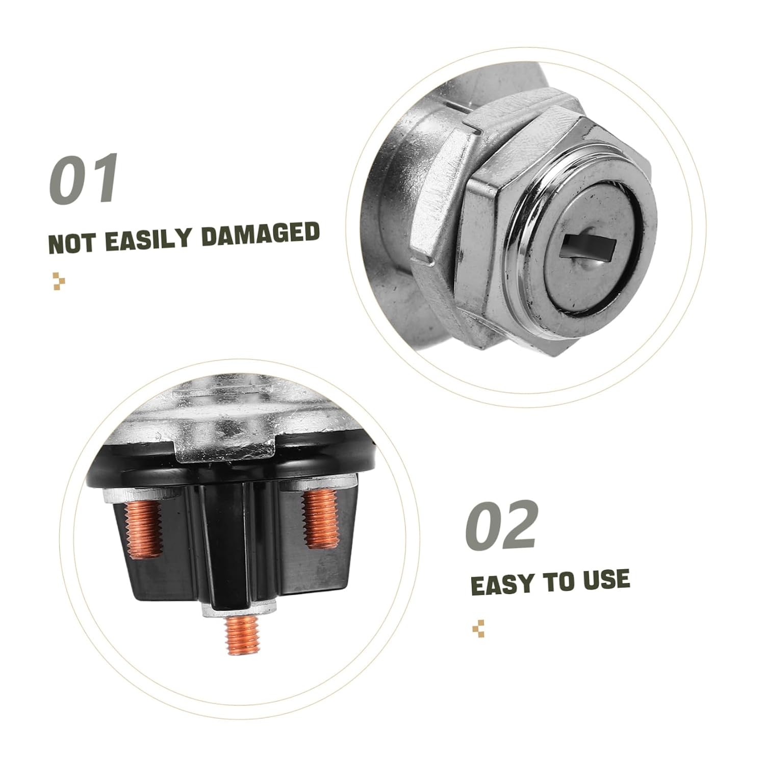 1set Ignition with Starter for Trucks Tractors and Heavy Equipment and Easy to Install Igniter for Enhanced Vehicle Security