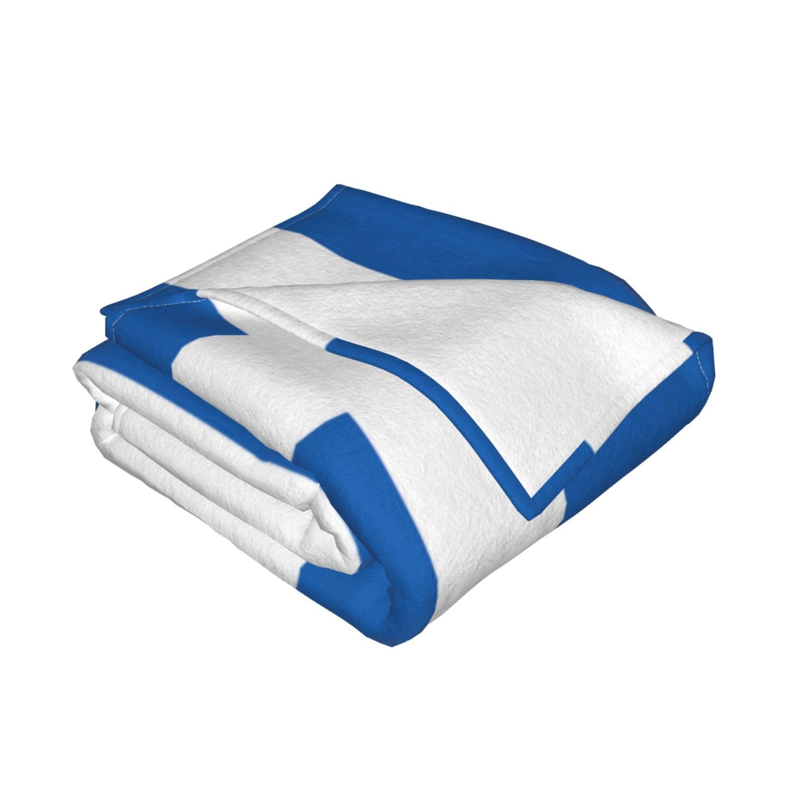Manta de viaje portátil de 80 x 60 pulgadas, suave, resistente a las arrugas, plegable, exquisito estampado de bandera griega