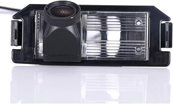 HD IP68 1280Pixels 170 License Plate Light Rear View Reversing Camera Compatible with Hyundai I30 Veloster i20 i10 SolarisVerna/Genesis/Kia Soul kia ceed/picanto/NIRO/ROHENS Coupe Tiburon/ K2 Rio