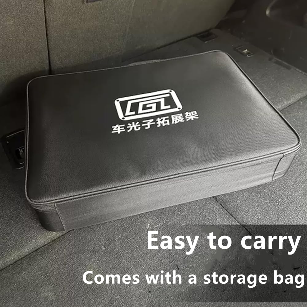 Mesa de camping portátil para Tiguan 2017-2025 / Clase GLC SUV Mesa de bloqueo de maletero