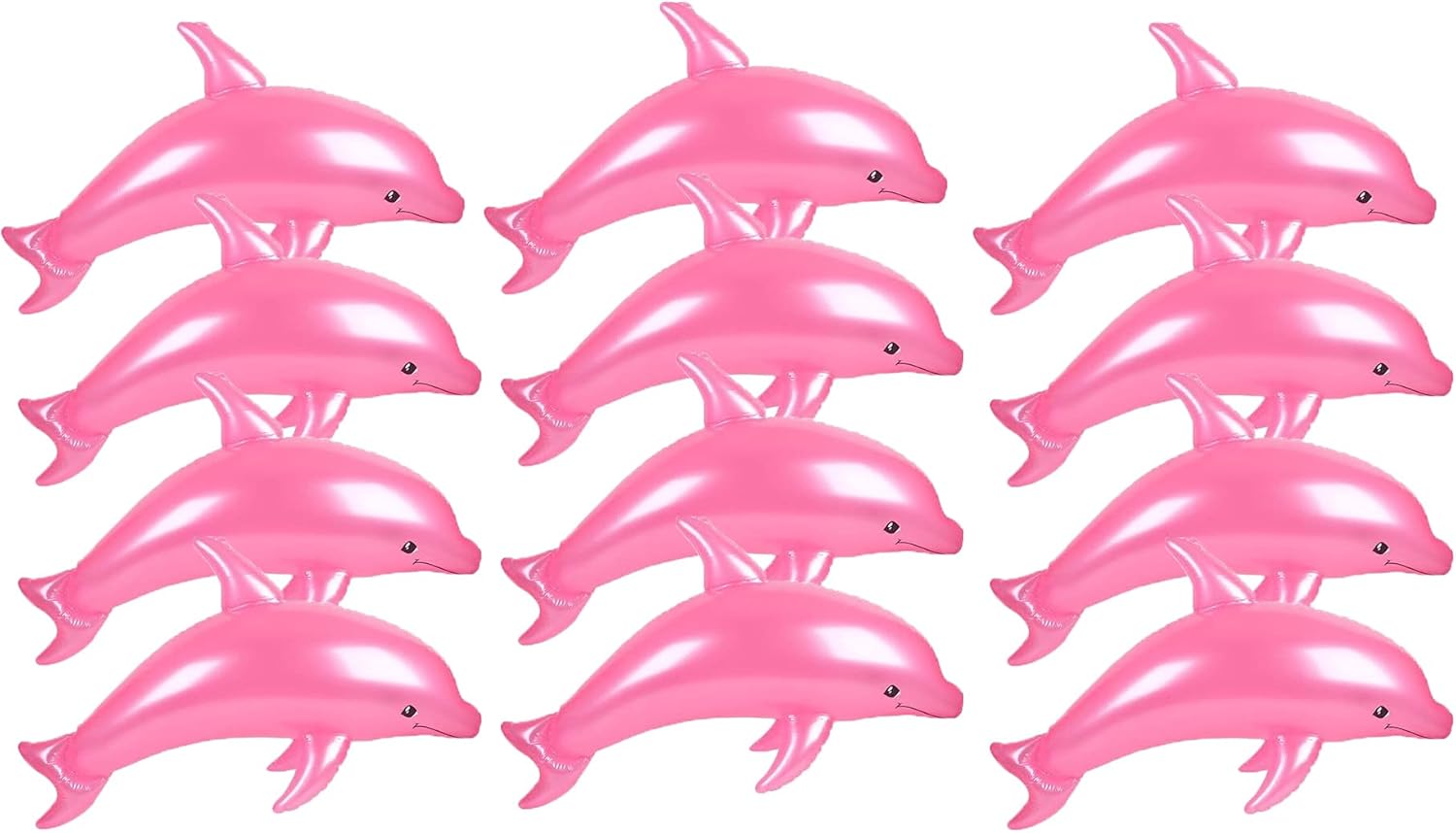 Huge 40" Pearlized Dolphin INFLATE Inflatable Pool Toy Beach Poolside Aquatic Themed Decor Birthday Party Buffet Table Decoration